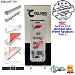 72Hr Fast Ship - Sublimated Heavy Fabric Retractable Banner