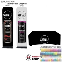 24Hr Express Ship - Event package, 2'W Fabric banner and Premium... from ASI...