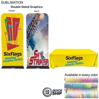 48Hr Quick Ship - Event package, 3'W Fabric banner and Premium... from ASI...