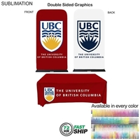 72Hr Fast Ship - Event package, 4'W Fabric banner and Premium... from ASI...