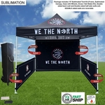 72Hr Fast Ship - 10' Sublimated Tent Kit DOUBLE Sided Walls