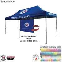 24 Hr Express Ship - 10' back wall for 10x20 tent... from ASI 53509...