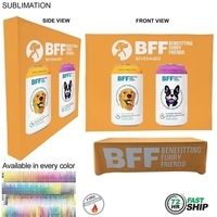 72Hr Fast Ship - Tradeshow booth package ultra, 10' straight wall... from ASI...