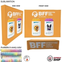 24Hr Express-Tradeshow Booth Package Ultra 10' Straight Wall