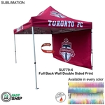 72Hr Fast Ship - Full 15' Back Wall for 10x15 Tent Kit