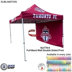 48Hr Quick Ship - Full 15' Back Wall for 10x15 Tent Kit