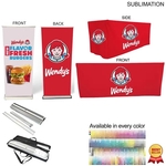 Outdoor Event Package 4, Deluxe Pull Up Banner + 6' Cloth