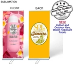 Sublimated Heavy Fabric Premium Retractable Banner 33.5x79