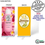 72Hr Fast Ship - Sublimated Heavy Fabric Retractable Banner