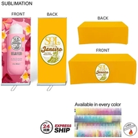 24Hr Express Ship- Outdoor Event Package 3 Banner + 6' Cloth