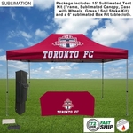 72Hr Fast Ship - Event Package 15' Tent Kit & 6' Tablecloth