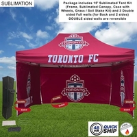 48Hr Quick Ship -Full privacy tent package, 15' tent kit, 3... from ASI 53509...