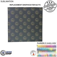 48Hr Quick Ship- Replacement graphics for 7.5' straight wall tension...