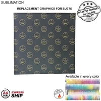 24Hr Express Ship - Replacement graphics for 7.5' straight wall tension......