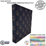 48 Hr Quick Ship - Graphics for 7.5' Straight Wall w/ Wrap