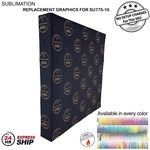 24Hr Express Ship -Graphics for 7.5' Straight Wall w/ Wrap