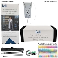 72Hr Fast Ship - Tradeshow Package, tripod banner with graphic DP787... from...