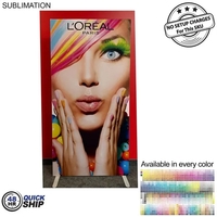 48Hr Quick Ship - Frontlit SEG Fabric banner stand, 40" x... from ASI 53509...