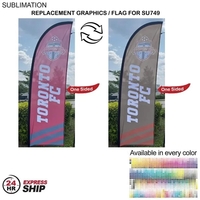 24Hr Express Ship - Flag for 8.5' Small Feather Kit
