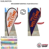 24Hr Express Ship - Flag for 9' Small Tear Drop Kit