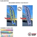 24Hr Express Ship - Flag for 13' Medium Feather Kit