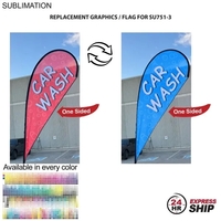 24Hr Express Ship - Flag for 12' Medium Tear Drop Kit