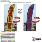 24Hr Express Ship- Flag for 15' Large Feather Kit Full Color