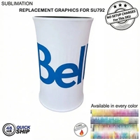 48Hr Quick Ship - Replacement graphics only for round SEG counter... from ASI...