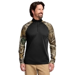 Russell Outdoors Realtree Colorblock Performance 1/4-Zip