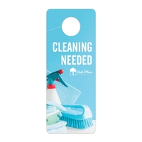 Plastic Door Hanger w/Side Slit (3 1/4" x 8") Full Color