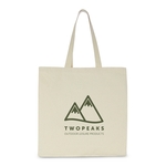 Canvas Shopper w/ Gusset - Natural