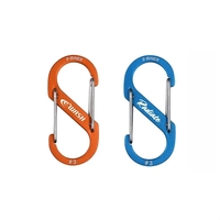 2 3/4" long carabiner made of weather-resistant stainless steel with dual......