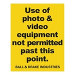 Custom 0.035" Thick Polyethylene Square Corner Sign