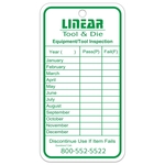 Custom 0.055" Thick Polyethylene Die Cut Sign