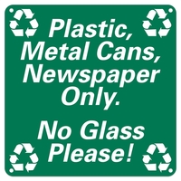 Custom 0.035" Thick Polyethylene Die Cut Sign