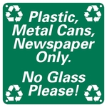 Custom 0.035" Thick Polyethylene Die Cut Sign