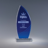 Flamma Blu Acrylic Award