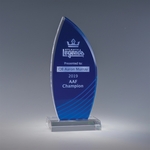 Flamma Blu Acrylic Award