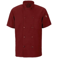 Chef Designs Mimix™ Short Sleeve Chef Coat with OilBlok... from ASI 84358 S&S...