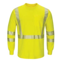 Bulwark Hi-Visibility Lightweight Long Sleeve T-Shirt... from ASI 84358 S&S...