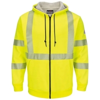 Hi-Visibility Zip-Front Hooded Fleece Sweatshirt with Waf...... from ASI...