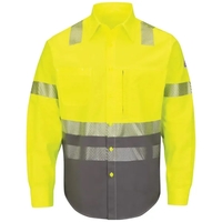 Hi-Visibility Color Block Uniform Shirt - EXCEL FR® Comfo...... from ASI...