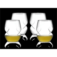 Vino Swirl™ Stemless Wine Glasses, 12 oz. Set of 4