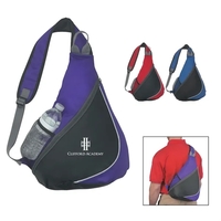 Backpack made of 210 denier polyester and adjustable padded shoulder...