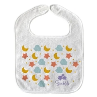Baby bib with a hook and loop closure.... from ASI 61125 Hit Promotional...