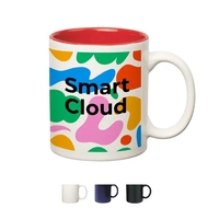 11 Oz. Full Color Hughes Stoneware Mug With C-Handle... from ASI 61125 Hit...