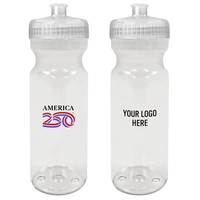 America250™ 28 Oz. Poly-Clear™ Fitness Bottle... from ASI 61125 Hit...