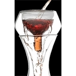 Vino Swirl™ Glass Double Decanter Funnel Aerator