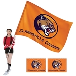 6' x 8' Knit Poly Double Sided School Spirit Flag