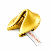 gold hinged, fortune cookie... from ASI 73010 Natico Originals Inc / Natico...